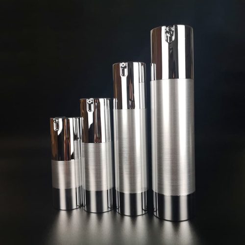 15ml high end silver airless bottles