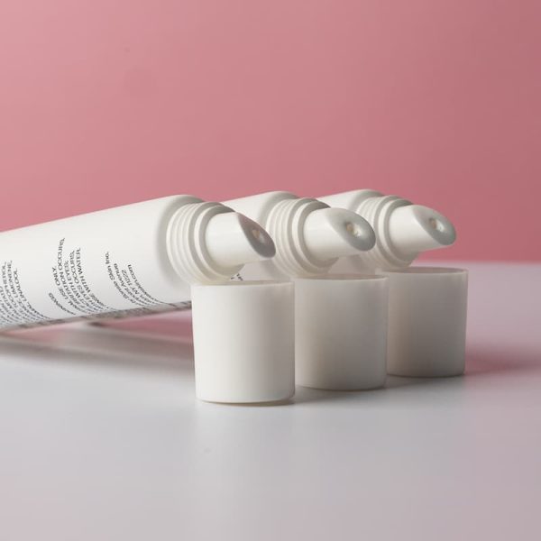15ml white color lip blam cosmetic tubes