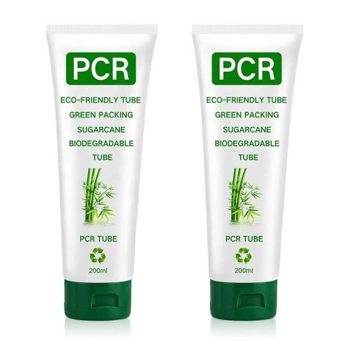 200ml white color PCR cosmetic tubes
