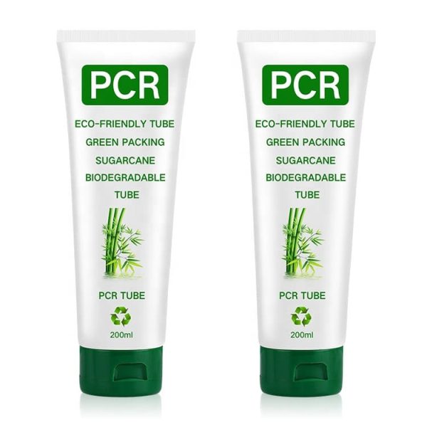 200ml white color PCR cosmetic tubes