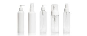 white color lotion bottles foam pumo bottles