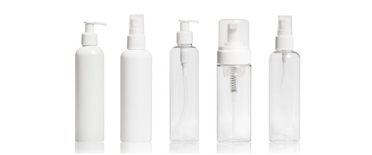 white color lotion bottles foam pumo bottles