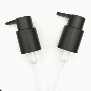 24mm neck size black lotion pumps