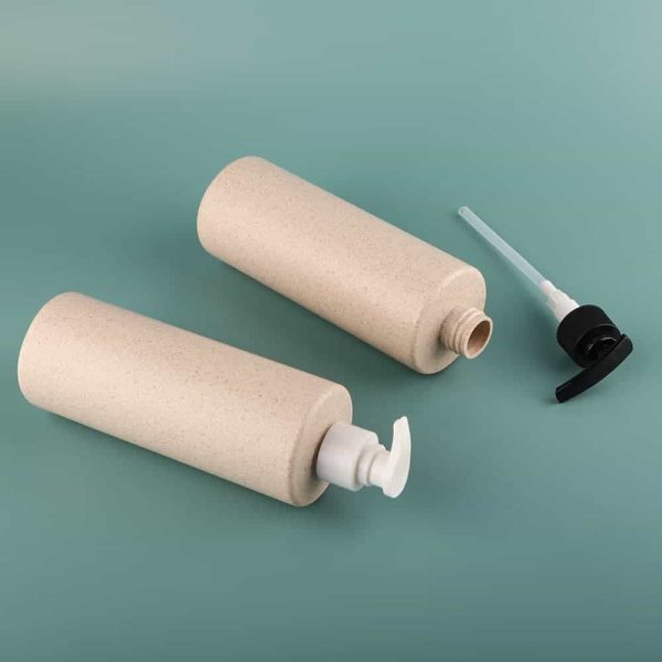 250ml straw material lotion pump bottles