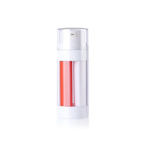 25ml+25ml two compartment empty lotion bottles