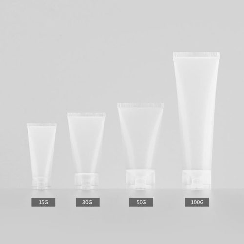 50ml transparent pe cosmetic tubes