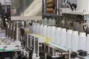 white color skincare bottles production