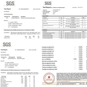 pcr certifiactes