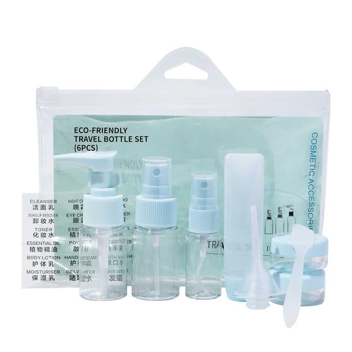 travel set bottles packaging