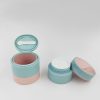 Blue Vacuum Bottle Cream Sleep Mask Cream Cream Bottle High grade flip top vacuum bottle