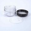 Luxury Custom Skin Care Products Packaging PET Plastic Products Thick Wall Wide Mouth 60g Cream Bottle Clear Material Cosmetic Eye Cream Jar