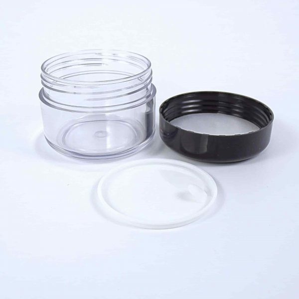 Luxury Custom Skin Care Products Packaging PET Plastic Products Thick Wall Wide Mouth 60g Cream Bottle Clear Material Cosmetic Eye Cream Jar