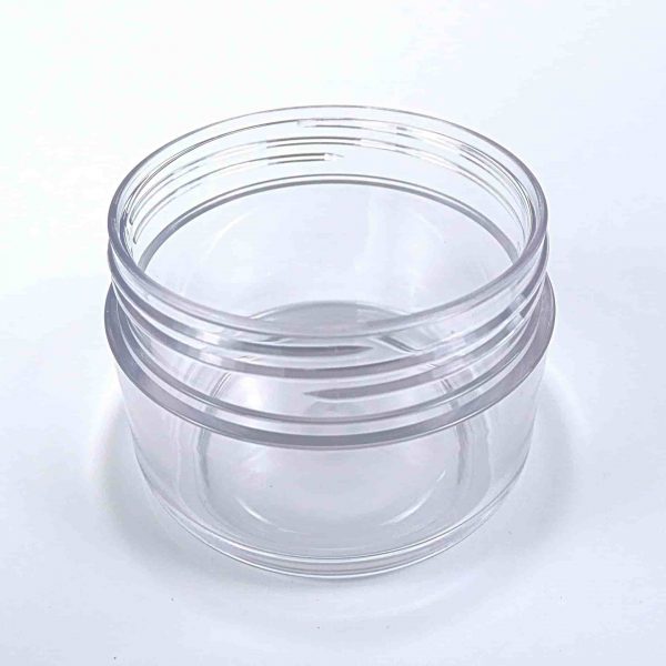 Luxury Custom Skin Care Products Packaging PET Plastic Products Thick Wall Wide Mouth 60g Cream Bottle Clear Material Cosmetic Eye Cream Jar