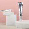 Popular Silvery Thin Squeeze Luxury Press Pump Aluminum Cosmetic Packag