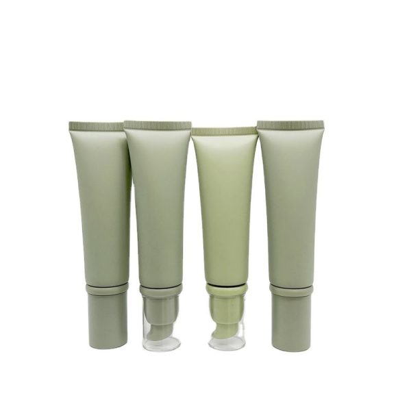 Custom Made Empty Plastic Squeeze Tubes Cosmetic Containers Refillable Plastic Tubes Travel Bottle Pump Bottle Packaging Con