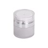 Custom plastic PP matte clear cosmetic jar with lid