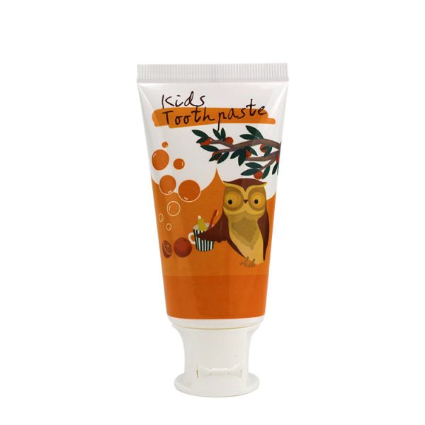 Kids Toothpaste Plastic Tube 3G 5G 10G 15G round White Flip Lid for School Children Cosmetics