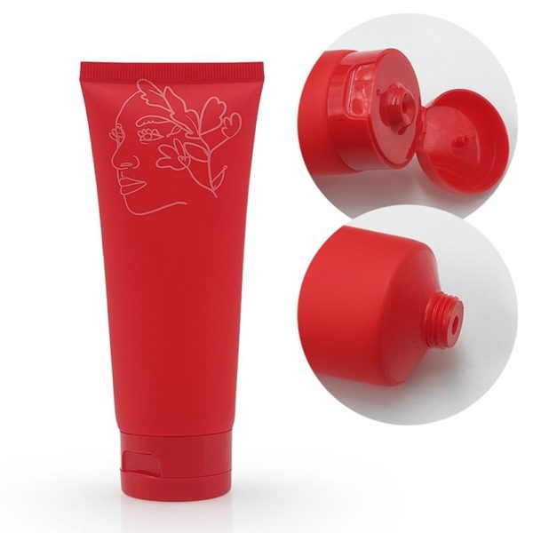 Customized Color Plastic Squeeze Empty Lotion Tube Packaging Soft Skincare Cosmetic Hand Cream Tube
