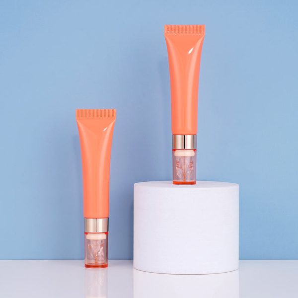 Customized Cosmetic Plastic Tube Eye Serum Dropper Long Nozzle Eye Gel Massage Eye Cream 