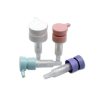 Custom color smooth press pump head for shampoo shower gel bottle
