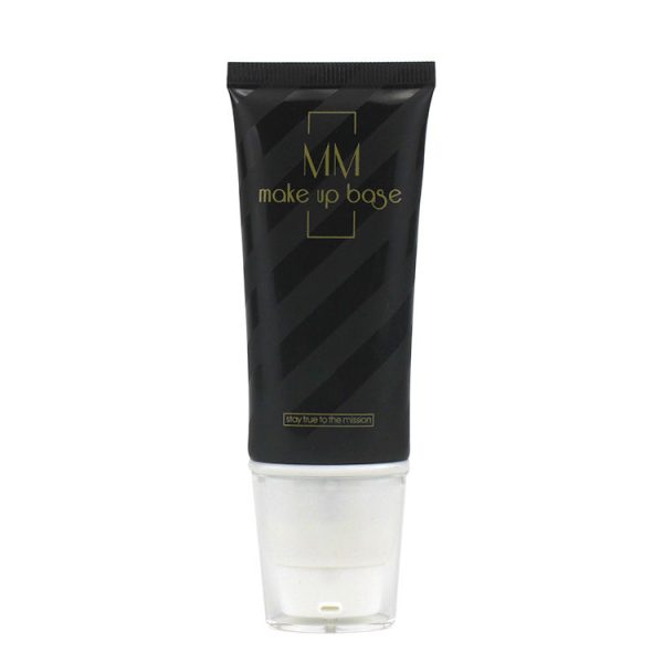 Eco friendly 100ml Black Soft Plastic Aluminum Cosmetic Tube