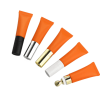 Customized Cosmetics Empty Lip Balm Packaging Lipgloss Squeeze Tube Plastic White Lip Gloss Tube