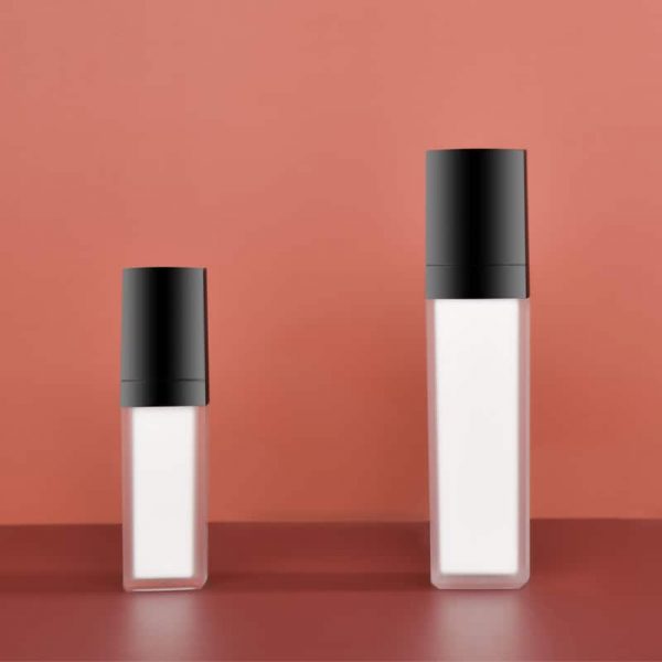 Custom Skincare Packaging Supplier Acrylic 15ml30ml50ml100ml Spray Bottle Lotion Bottle Empty Square Skin Care Container Cosmetic Packaging Set