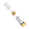 High grade cosmetic packaging natural bamboo wood lotion pp spray 15ml-100ml nozzle vacuum bottle