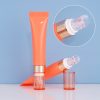 Customized Cosmetic Plastic Tube Eye Serum Dropper Long Nozzle Eye Gel Massage Eye Cream 