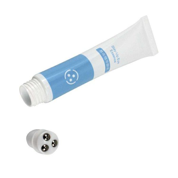 Cosmetic Plastic Tube with 3 Roller Ball Eye for Essence Gel Applicator for Skin Care Face Masks Oil Containers