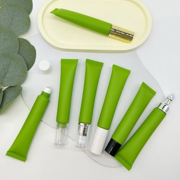 Green Color Eye Face Cream Cosmetic Packing Soft Tube Plastic BB CC Cream Tube
