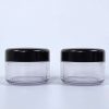 Luxury Custom Skin Care Products Packaging PET Plastic Products Thick Wall Wide Mouth 60g Cream Bottle Clear Material Cosmetic Eye Cream Jar