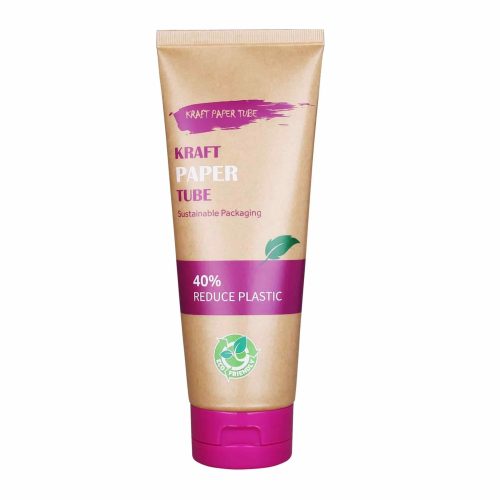 Hot selling kraft paper flat tube with extruded tube