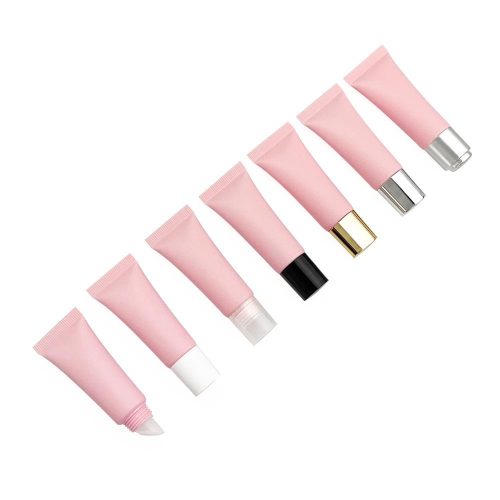 Hot selling pink plastic empty multi brush extruded tube