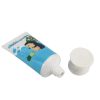 Kids Toothpaste Plastic Tube 3G 5G 10G 15G round White Flip Lid for School Children Cosmetics