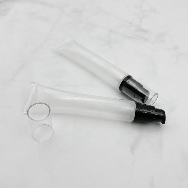 Empty Cosmetic Plastic Tube for Hand Lotion Face Cream Shampoo Mask Packaging Cylinder Shape