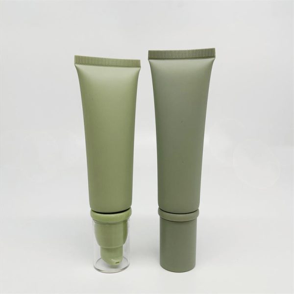 Custom Made Empty Plastic Squeeze Tubes Cosmetic Containers Refillable Plastic Tubes Travel Bottle Pump Bottle Packaging Con