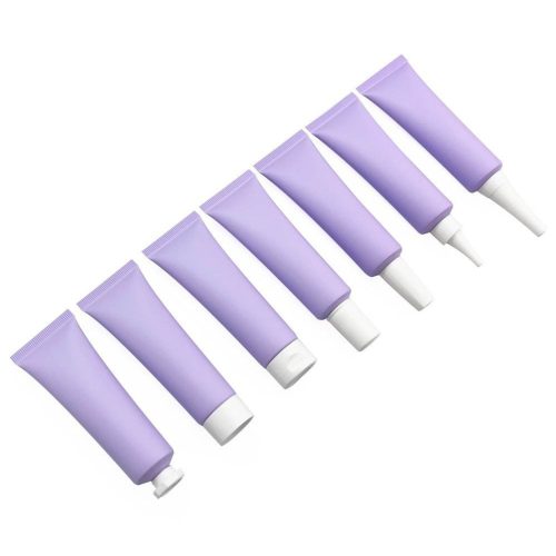 Matte Purple Skin Care Cosmetic PE Soft Tube Packaging