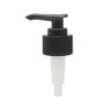 Matte black lotion pump shampoo bottle lid