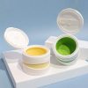 New design with spoon cream jar flip top container multifunctional travel mask jar