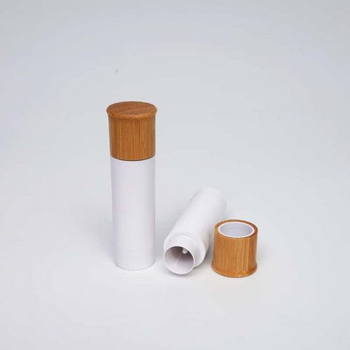 New cosmetic container bamboo lip gloss wooden lipstick tube