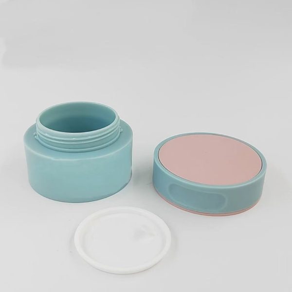 Blue Vacuum Bottle Cream Sleep Mask Cream Cream Bottle High grade flip top vacuum bottle