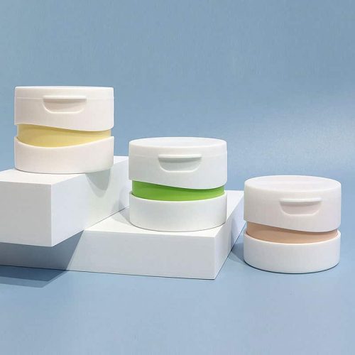 Plastic beauty cream empty cream jar packaging