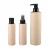 Refillable wheat straw plastic shower gel shampoo bottle