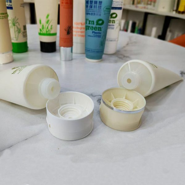 Customizable Eco-friendly 100% Recycled PCR Cosmetic Packaging Tube for Body Lotion  Face Cream Screw Cap for Skin Care