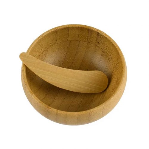 Skincare Mask Mixing Bowl Mask Bamboo Bowl Flat Shovel Set