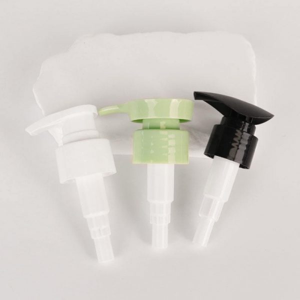 Custom color smooth press pump head for shampoo shower gel bottle