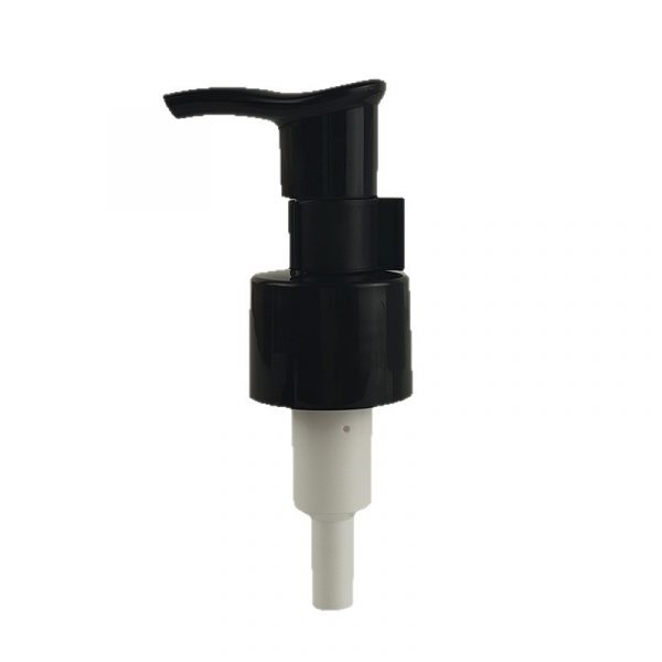 Spiral white and black face wash long spout pump head