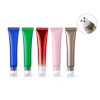 Cosmetic Packaging Plastic 10g 20g Soft Tube Massage Squeeze Tube Eye Cream Serum Container With Roller Steel Ball