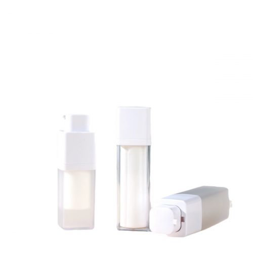 White square rotating vacuum flask with inner bottle